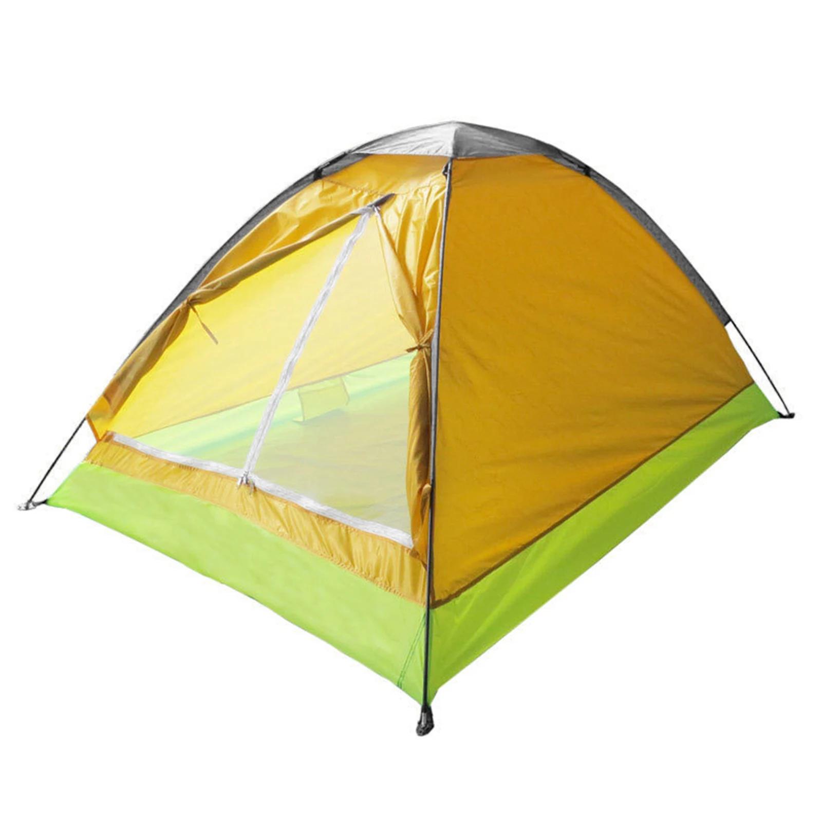 경량 야외 캠핑 텐트, 레인 플라이 운반 가방 포함, 2 인용 배낭 텐트, 200x140x100cm